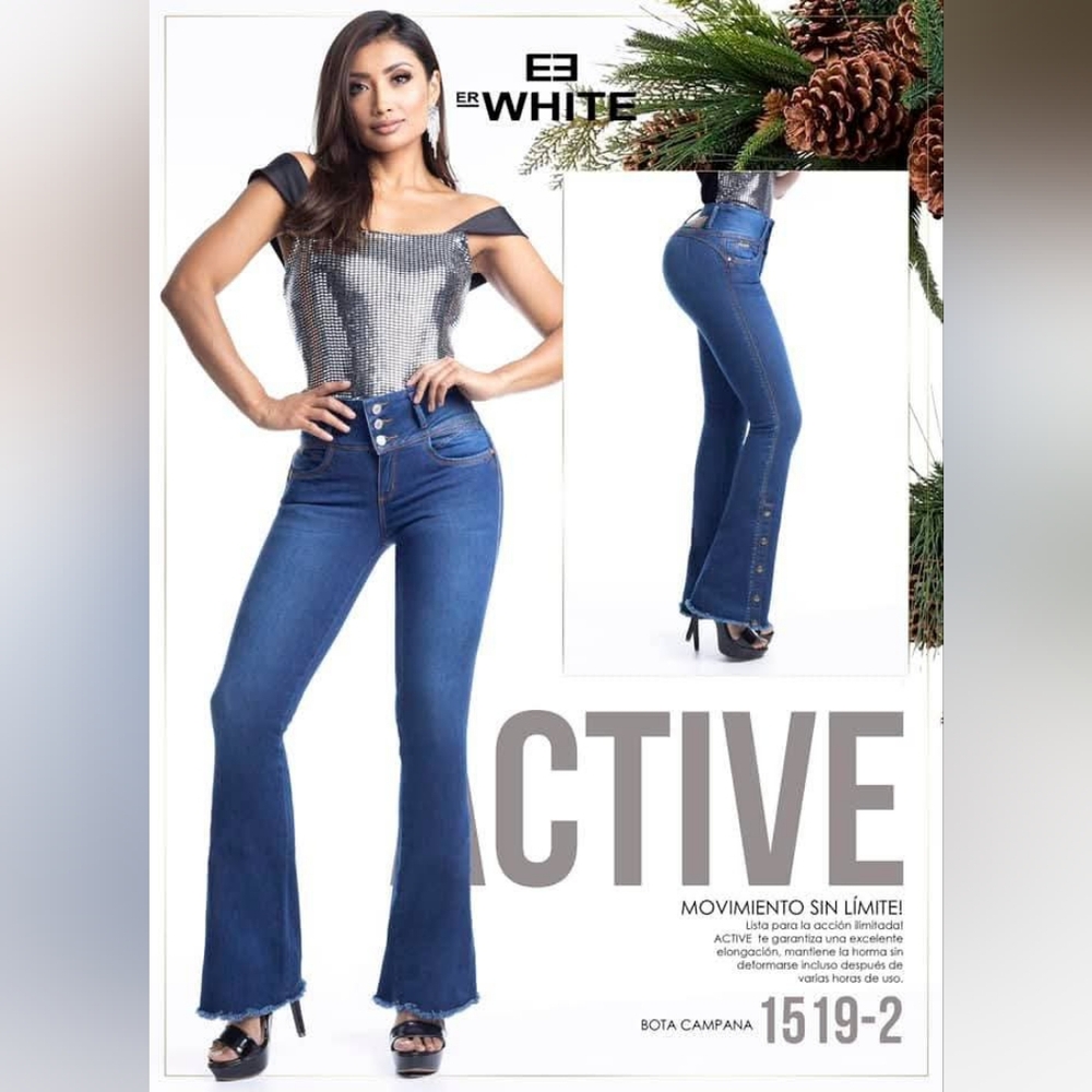 *NEW* Colombian Authentic Push Up Skinny Butt. Bota campana
